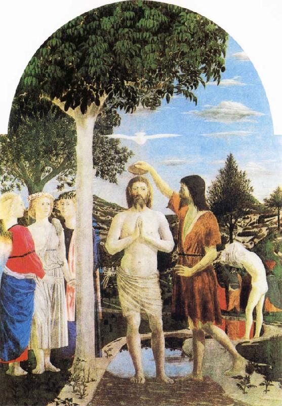 Piero della Francesca The Baptism of Christ Spain oil painting art